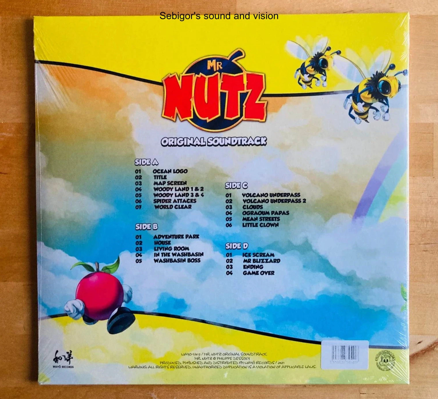 Disco de vinil 33T 2XLP ost Mister Nutz De Raphaël Gesqua. – photo 2